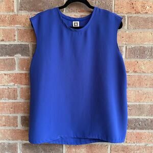 Anne Klein Blue Tank Size 16